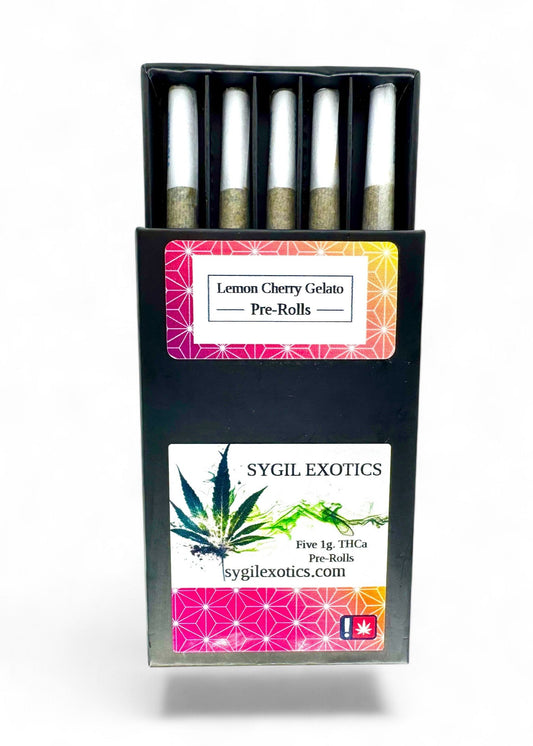 1 gram Lemon Cherry Gelato THCa Pre-Rolls (pack of 5)