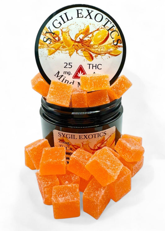 Tangerine 25mg THCa Gummies
